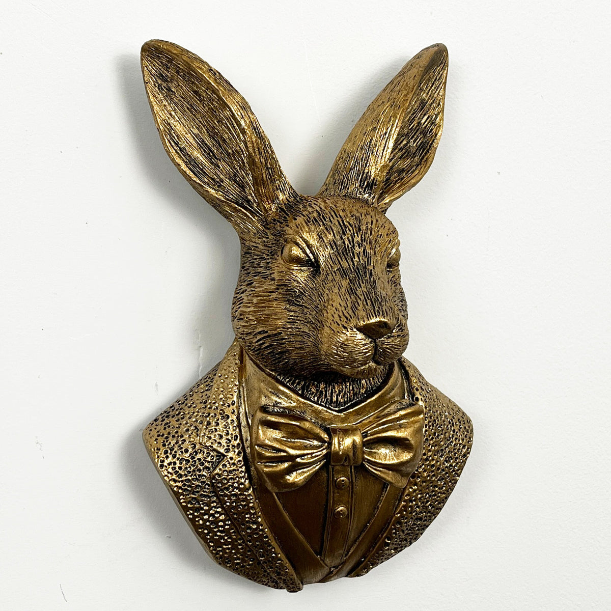 20.5cm Rabbit Bust Wall Decoration - Resin