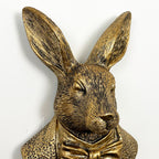 20.5cm Rabbit Bust Wall Decoration - Resin