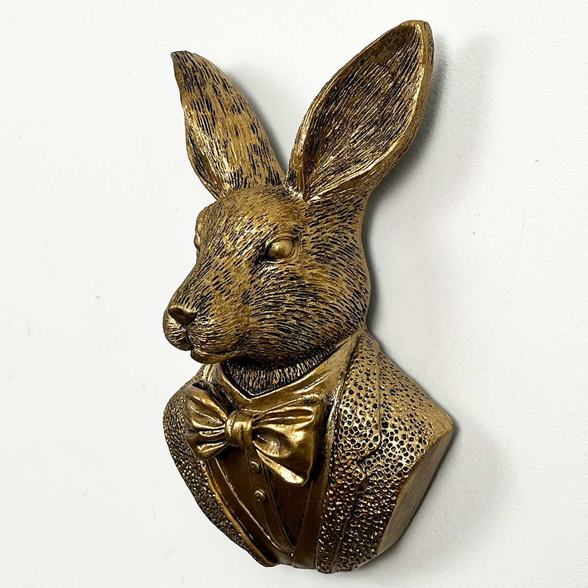 20.5cm Rabbit Bust Wall Decoration - Resin