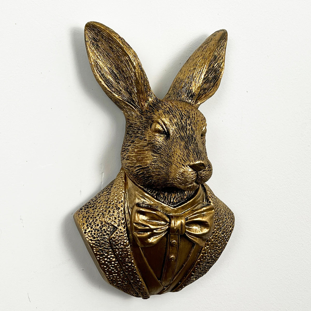 20.5cm Rabbit Bust Wall Decoration - Resin