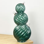 35.5cm Glass Light Up Baubles Ornament – Green