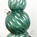 35.5cm Glass Light Up Baubles Ornament – Green