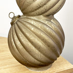 35.5cm Glass Light Up Baubles Ornament – Champagne