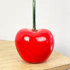 32.5cm Tall Modern Glossy Red Cherry Ornament - Resin