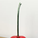 32.5cm Tall Modern Glossy Red Cherry Ornament - Resin