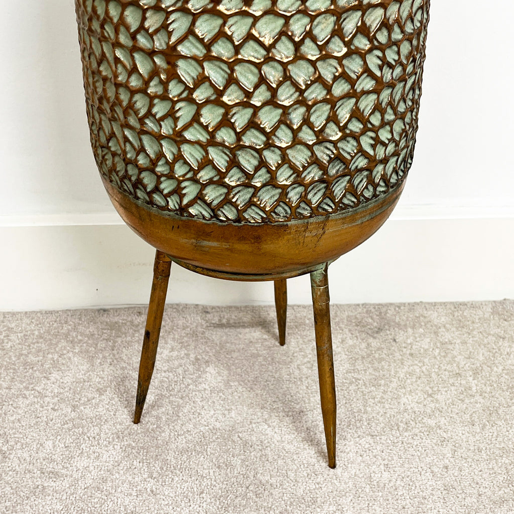 46cm Vintage Style Indoor Floor Planter – Gold