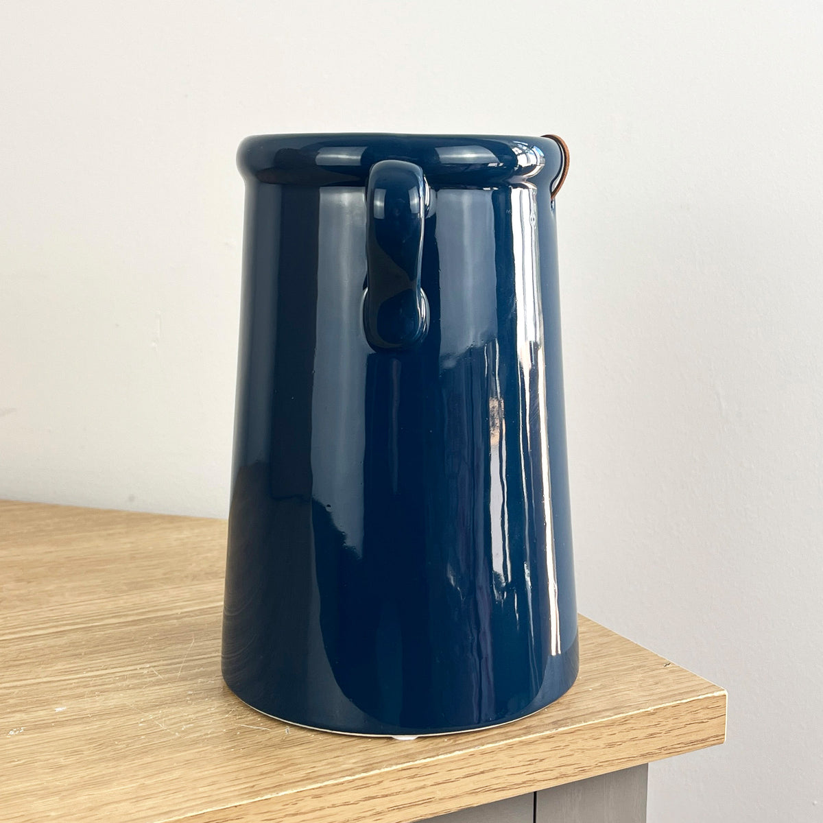 18cm Deep Blue Utensil Pot Holder Ceramic