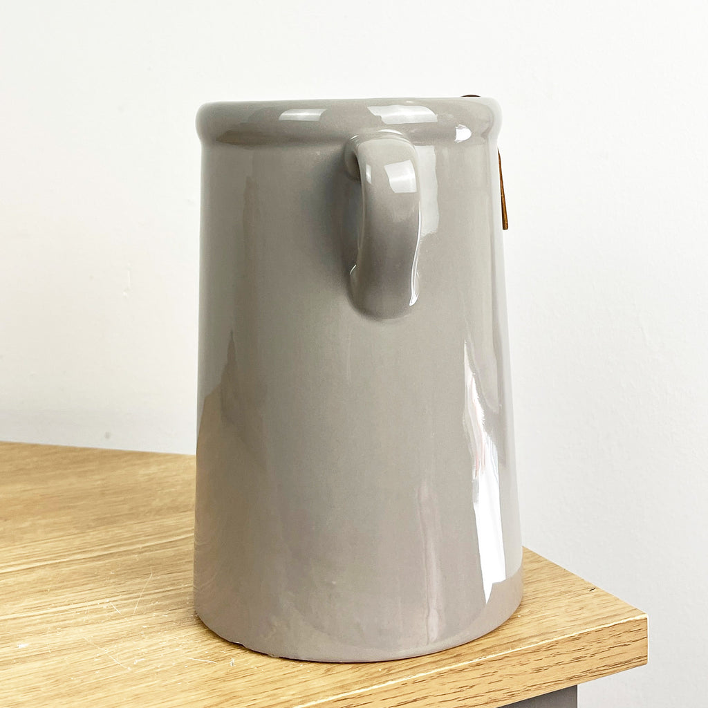 18cm Grey Utensil Pot Holder Ceramic