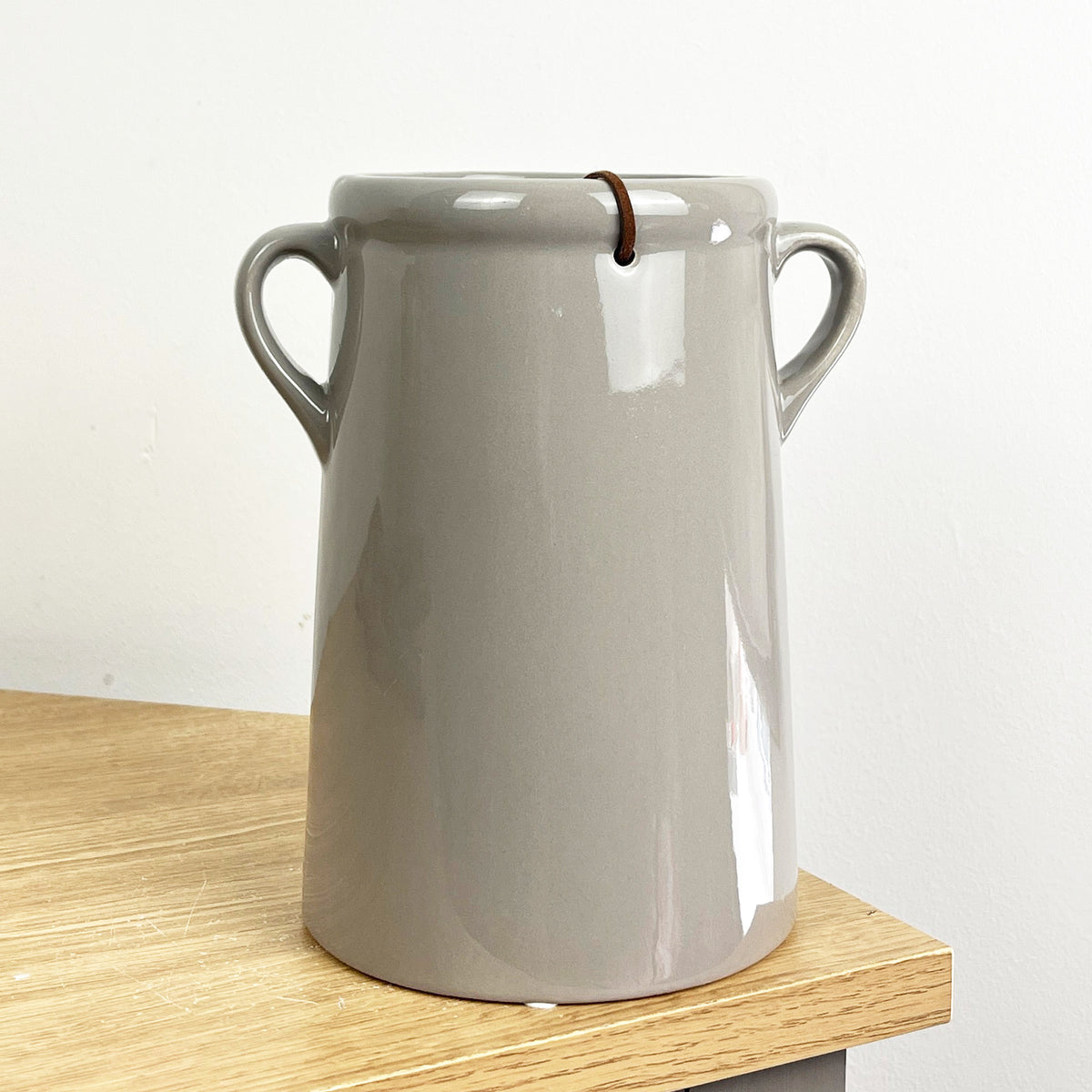 18cm Grey Utensil Pot Holder Ceramic