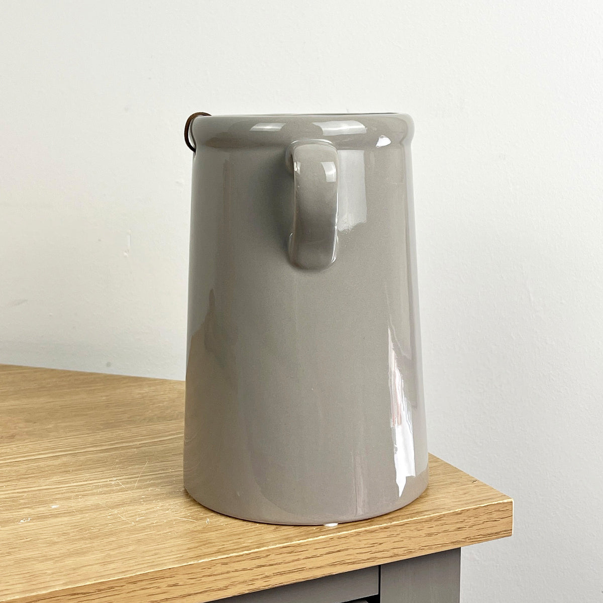 18cm Grey Utensil Pot Holder Ceramic