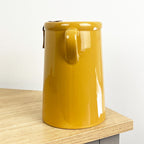 18cm Mustard Yellow Utensil Pot Holder Ceramic