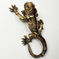37.5cm Large Wall Mounted Steampunk Lizard – Resin