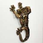 37.5cm Large Wall Mounted Steampunk Lizard – Resin