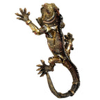 37.5cm Large Wall Mounted Steampunk Lizard – Resin