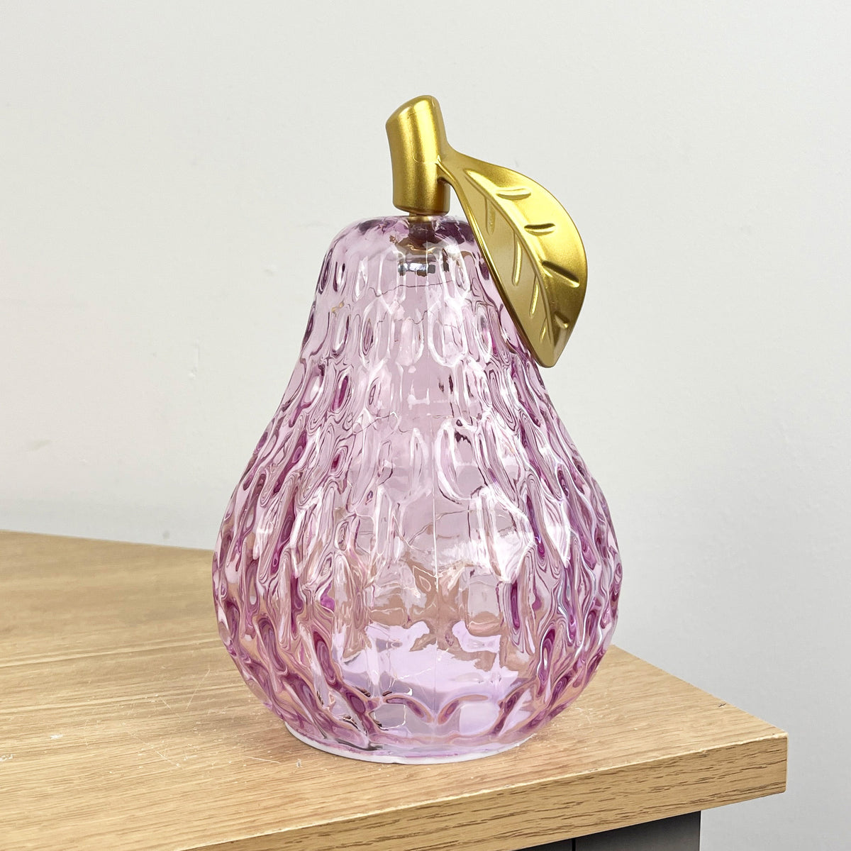 Large Light Up Glass LED Mood Light Fruit Ornament