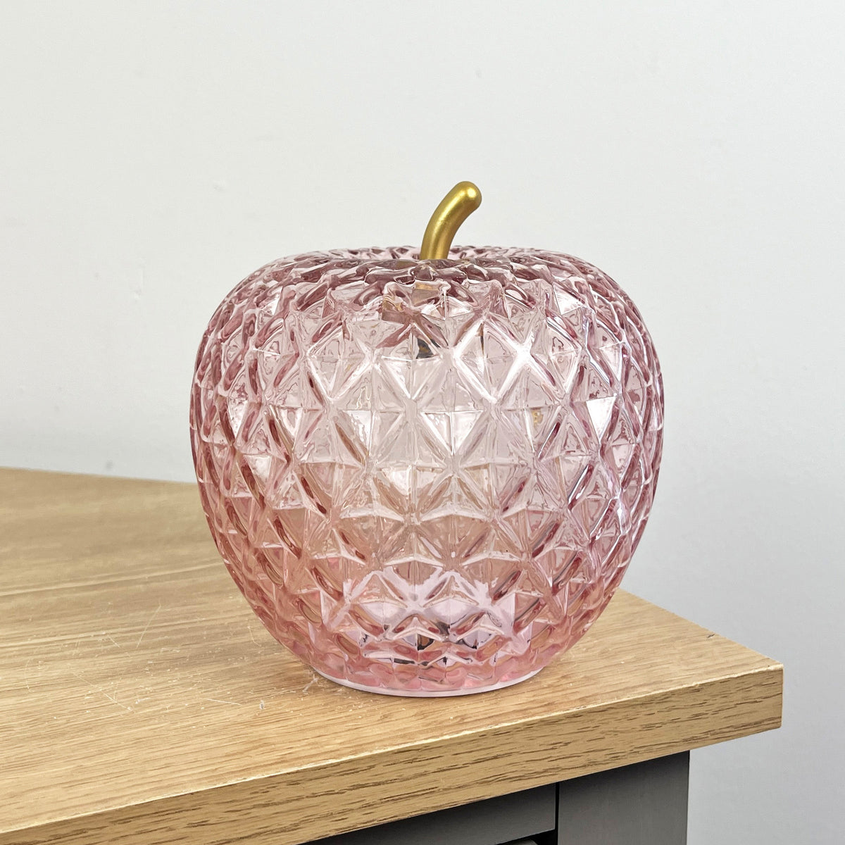 Large Light Up Glass LED Mood Light Fruit Ornament