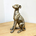 28cm Large Bronze Dog Ornament - Resin