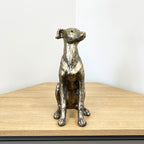 28cm Large Bronze Dog Ornament - Resin