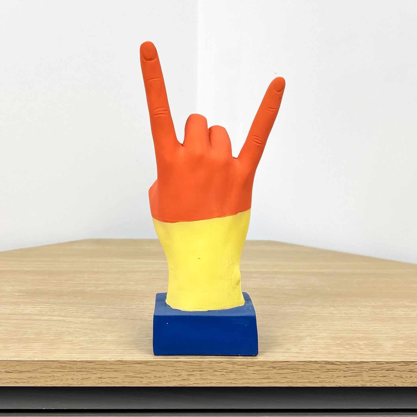 21cm Rock & Roll Hand Sign Ornament - Resin