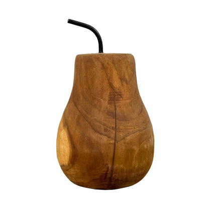 Wooden Pear Ornament