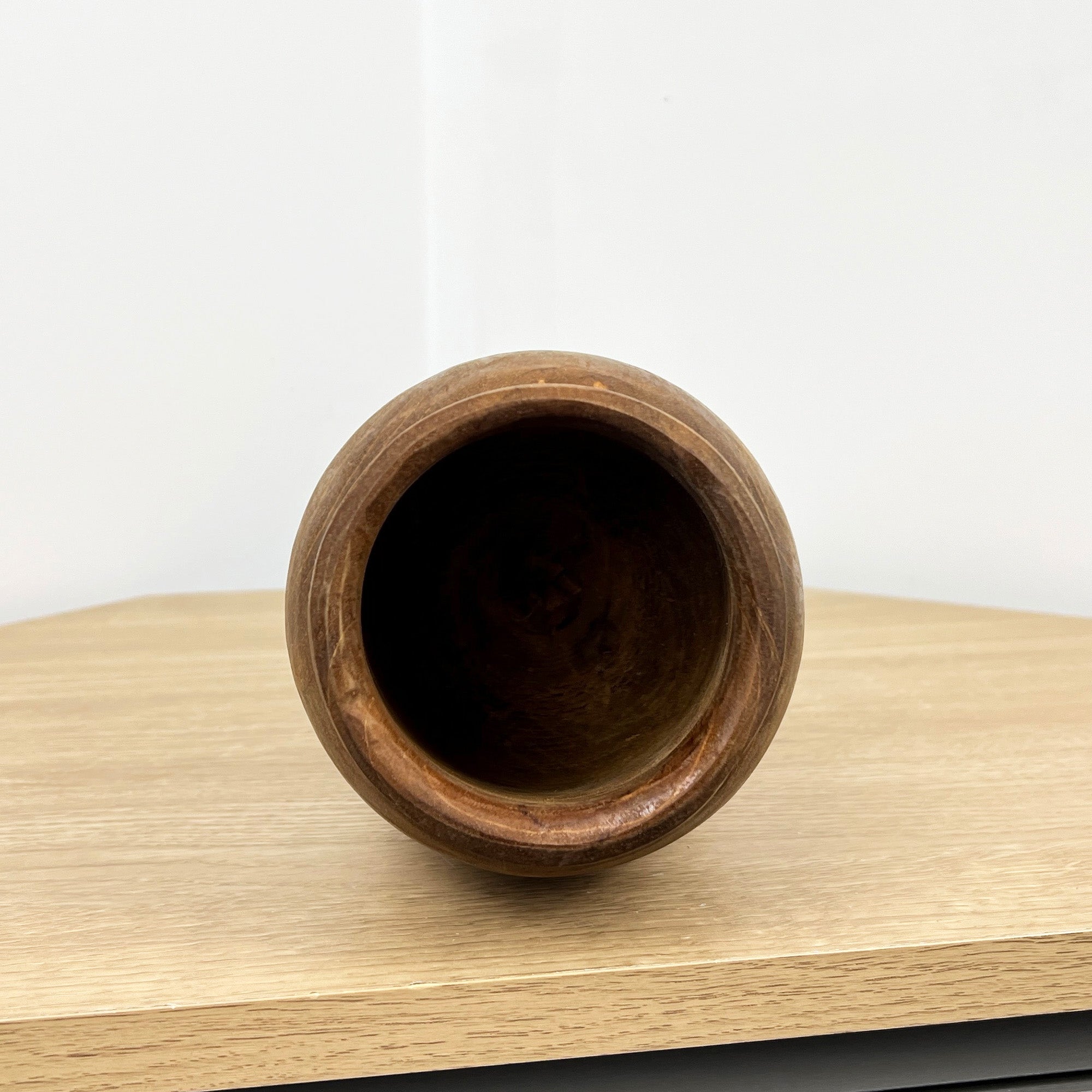 Handmade Wooden Vase 25cm Tall