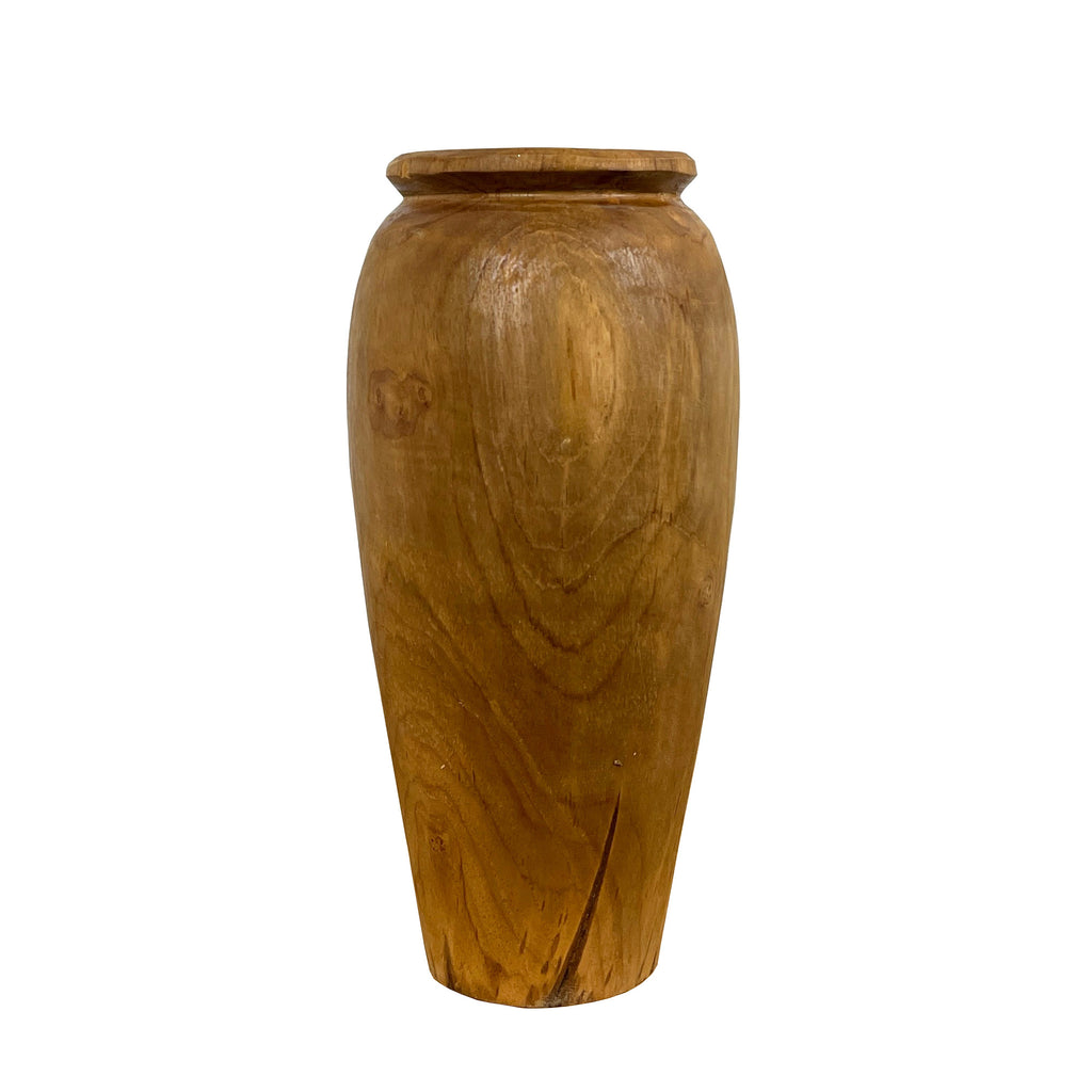 Handmade Wooden Vase 25cm Tall
