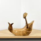 Duck Wine Bottle Holder - Wooden