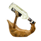 Duck Wine Bottle Holder - Wooden