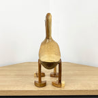 26cm Kissing Ducks Ornament - Wood