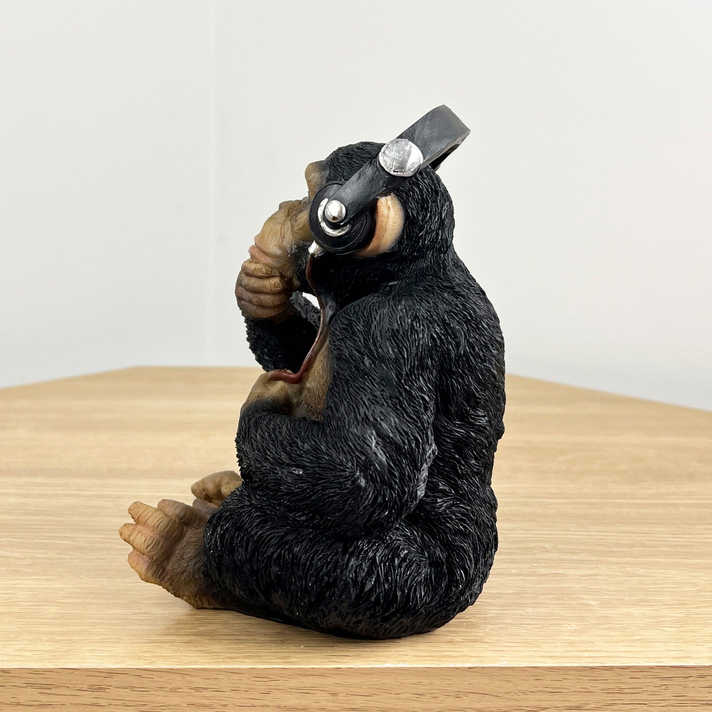 Monkey wearing Headphones Ornament