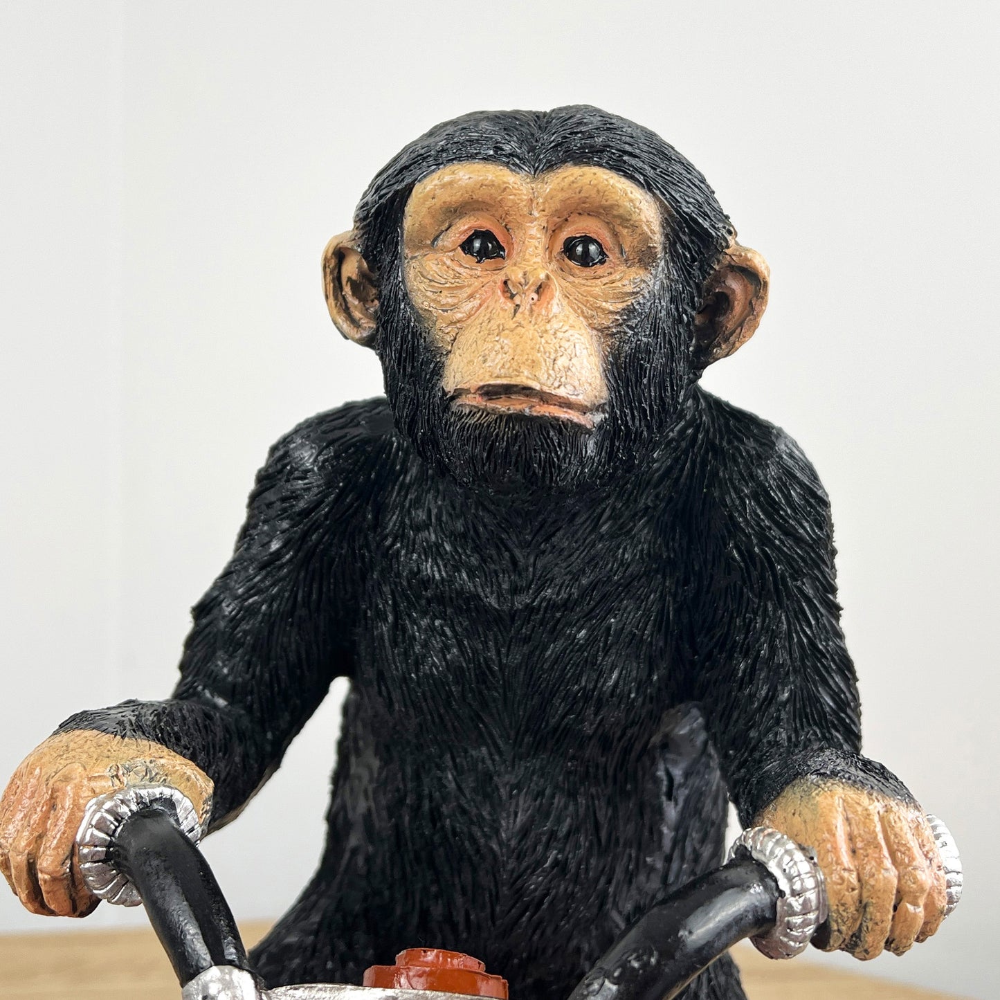 Large Monkey on Motorbike Ornament - Resin