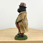 28cm Country Gentlemen Gorilla Ornament - Resin