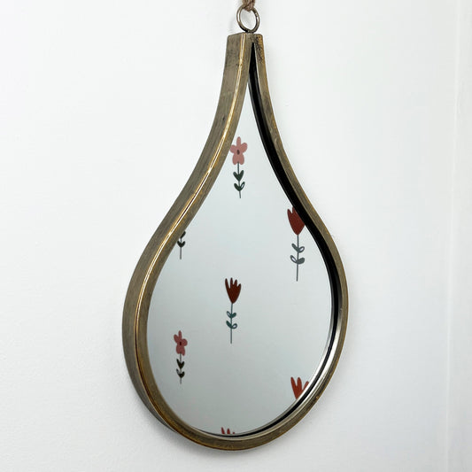 38cm Raindrop Wall Mirror