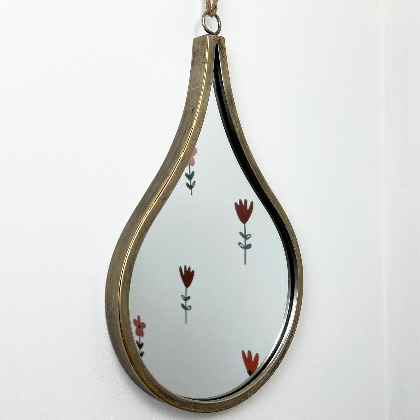 38cm Raindrop Wall Mirror