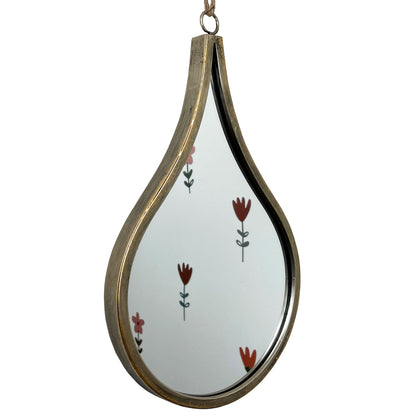 38cm Raindrop Wall Mirror