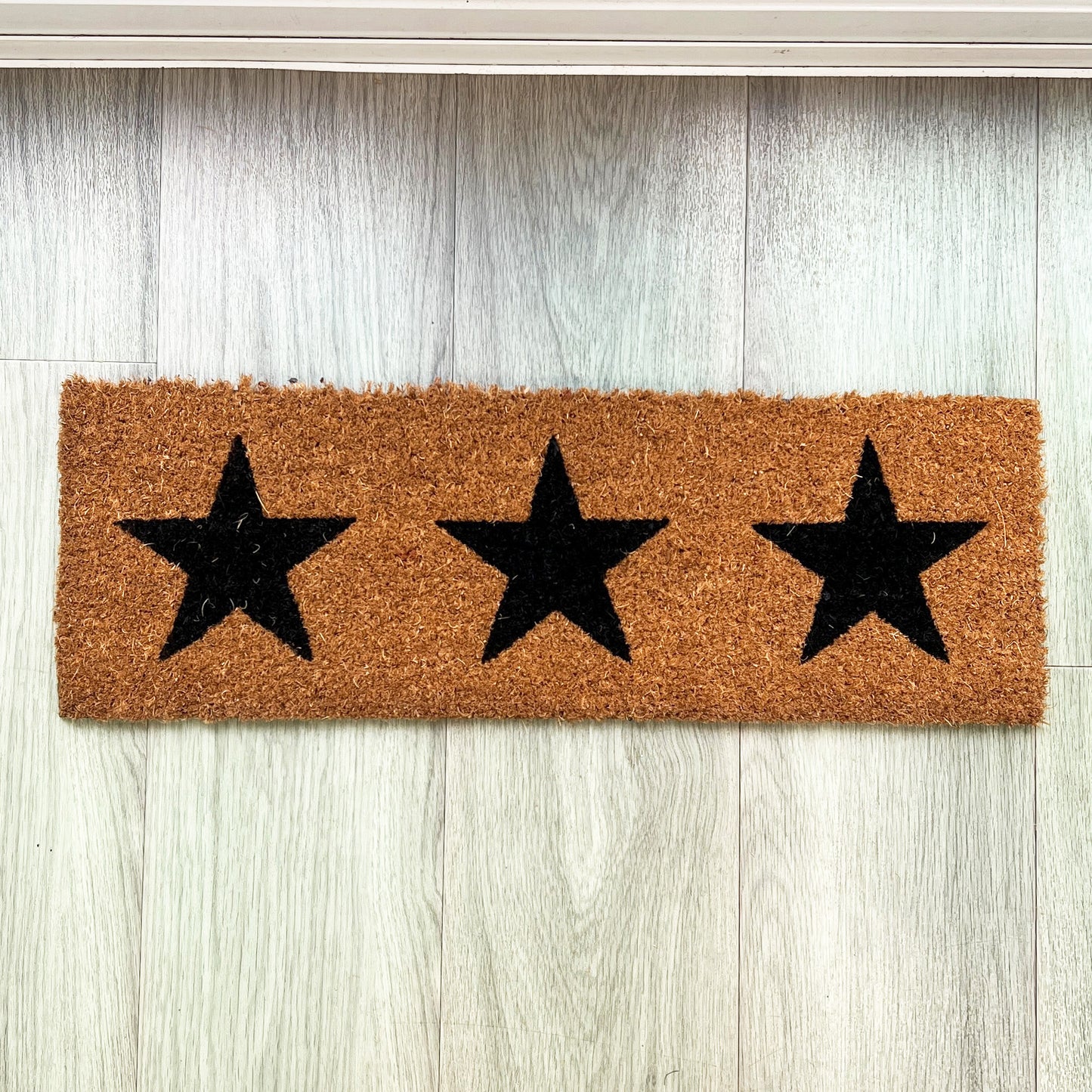 Three Star ★ ★ ★ Coir Step Doormat - 60 x 20cm