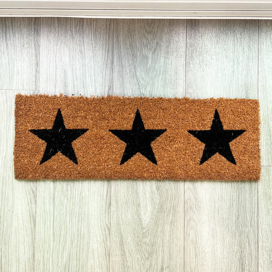 Three Star ★ ★ ★ Coir Step Doormat - 60 x 20cm