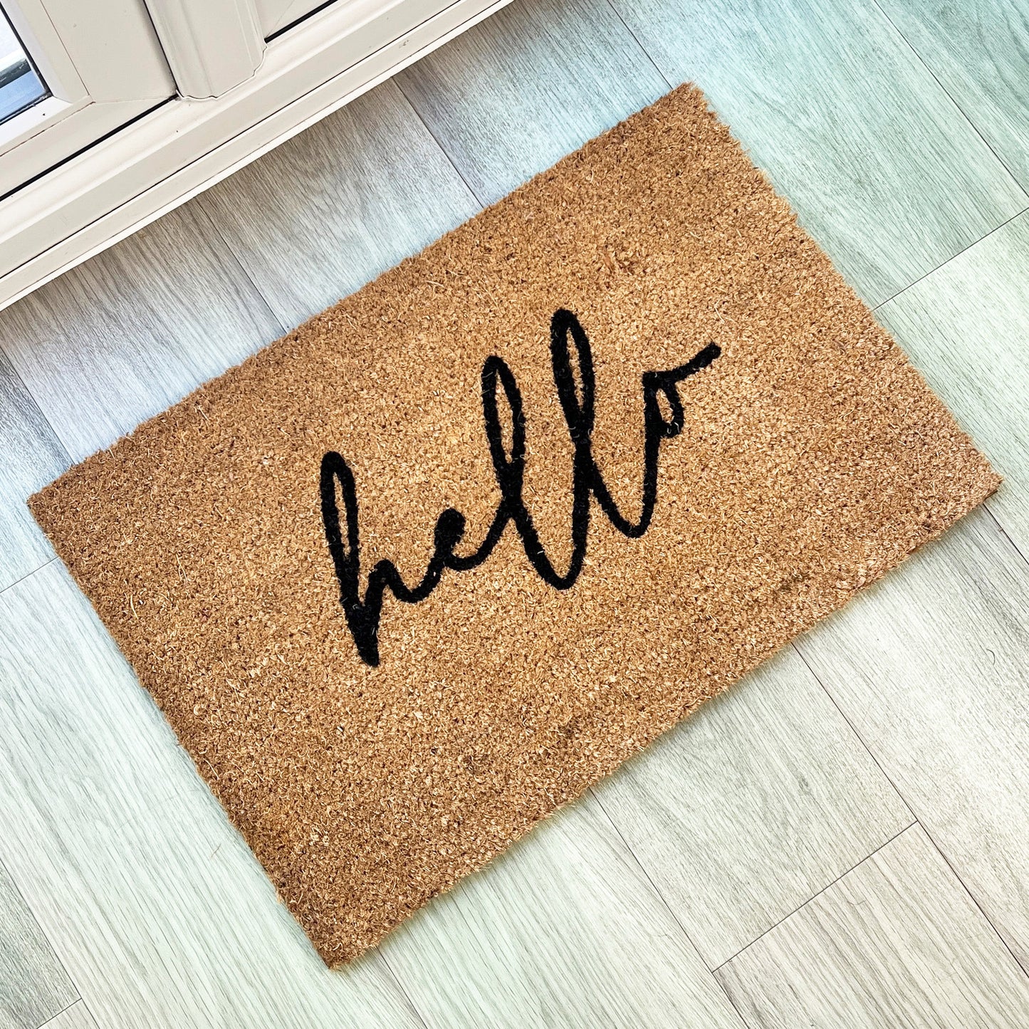 'Hello' Coir Doormat - 60 x 40cm