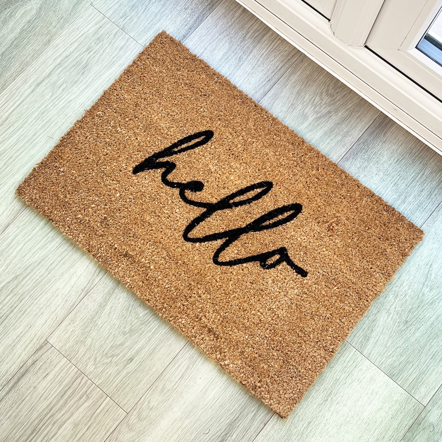 'Hello' Coir Doormat - 60 x 40cm