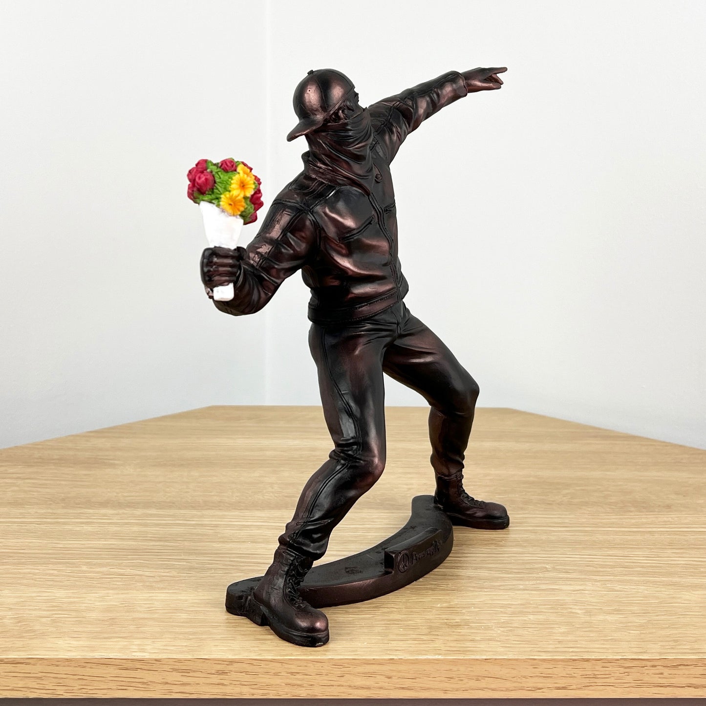 26.5cm Tall 'Flower Bomber' Ornament - Resin