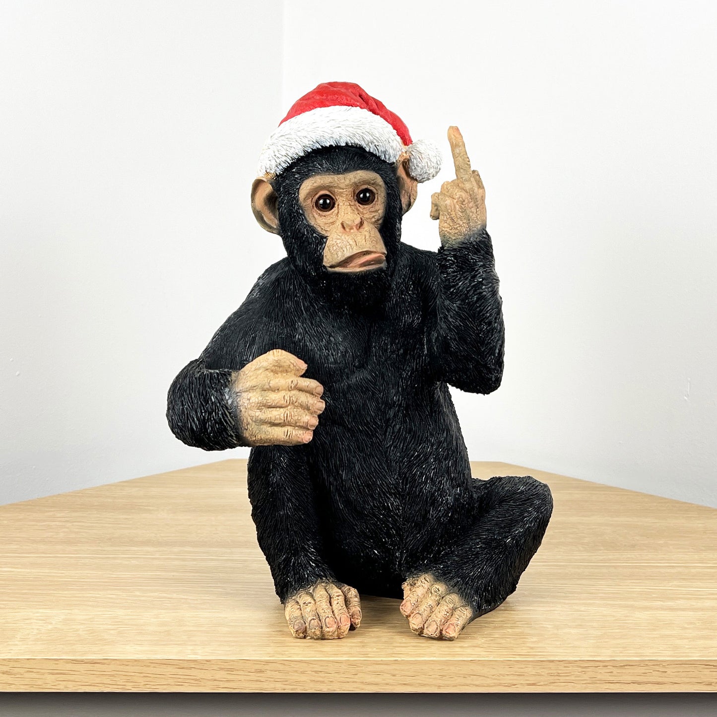 Christmas Middle Finger Monkey Wine Bottle Holder