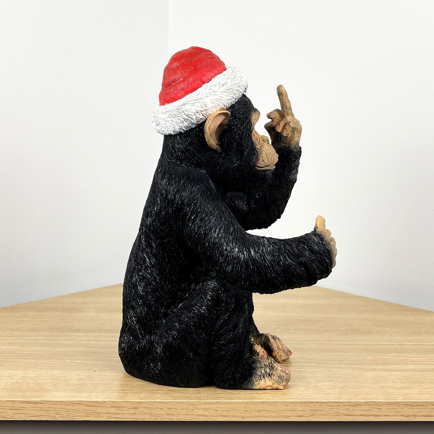 Christmas Middle Finger Monkey Wine Bottle Holder