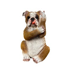 Middle Finger English Bulldog Ornament – Resin