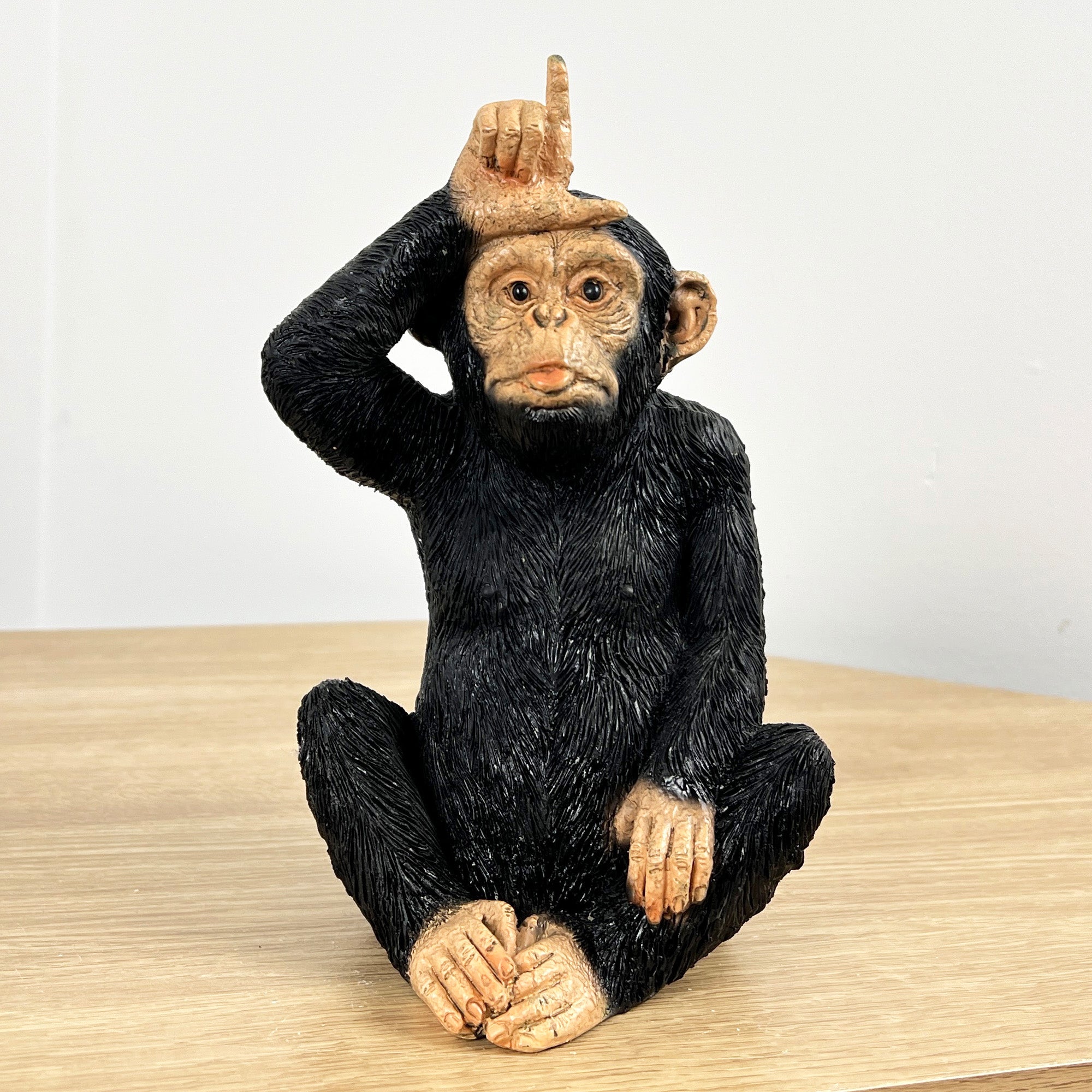 Cheeky Loser Monkey Ornament - Resin