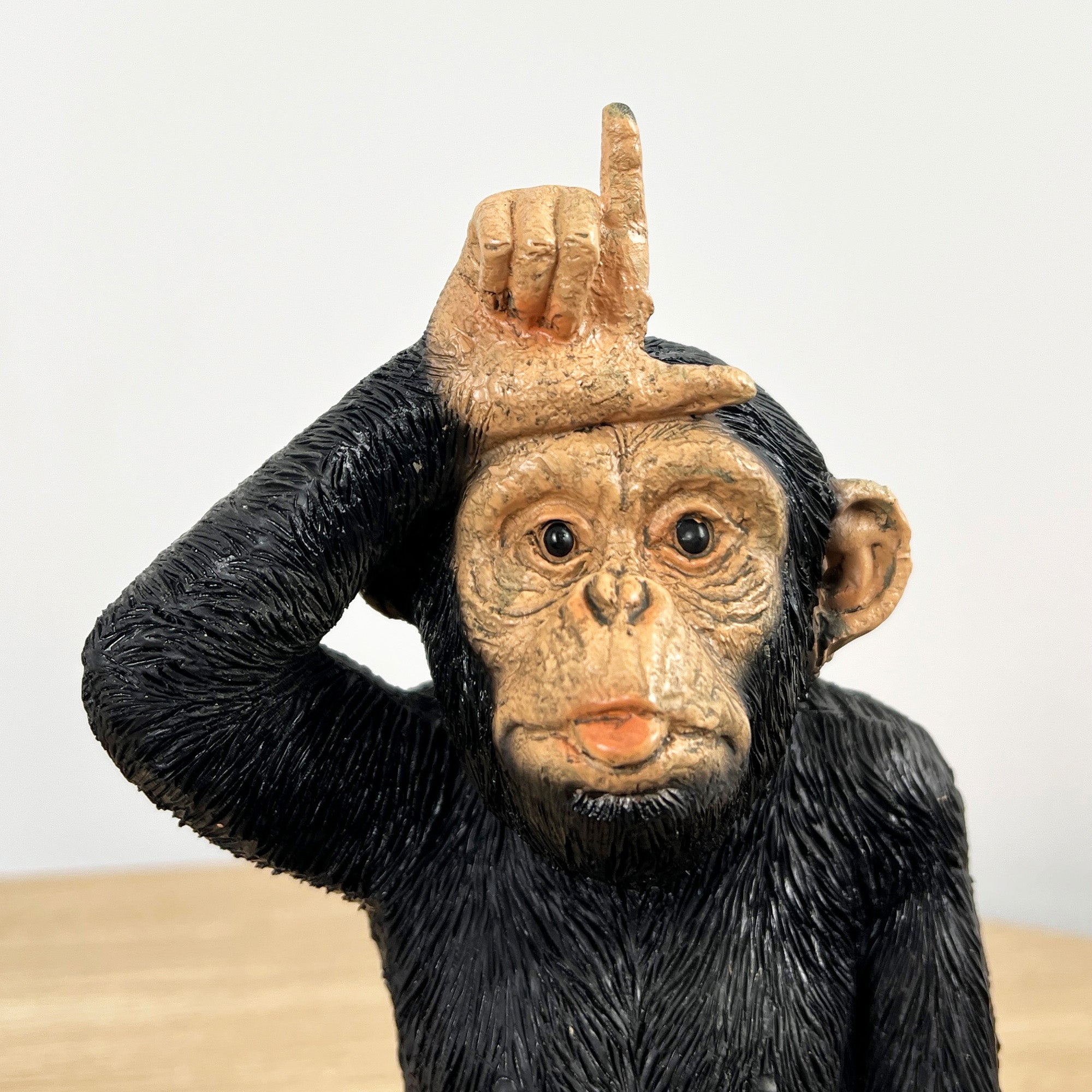 Cheeky Loser Monkey Ornament - Resin