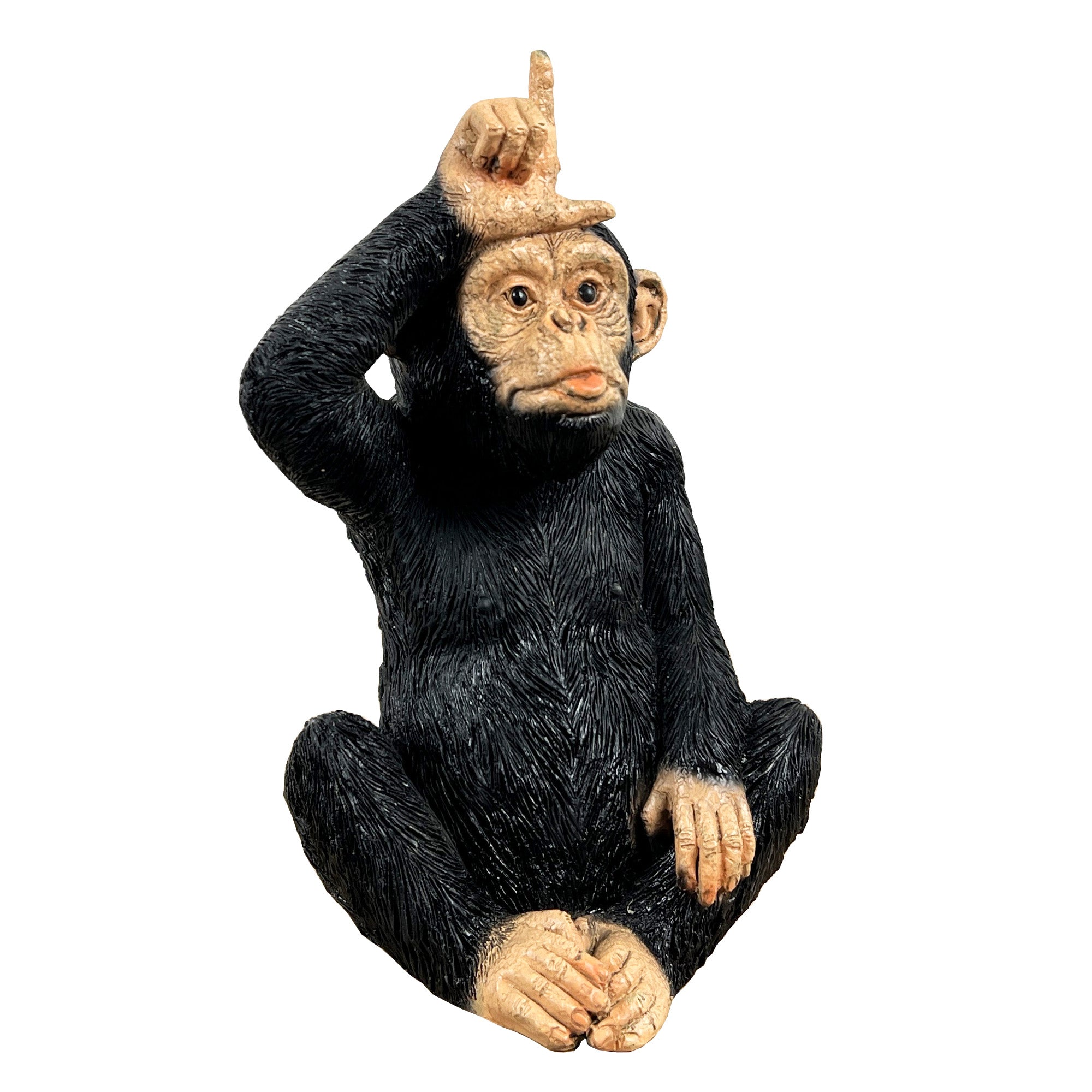 Cheeky Loser Monkey Ornament - Resin