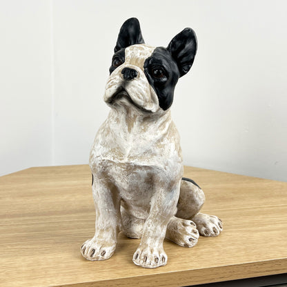 27cm Sitting French Bulldog Ornament – Resin