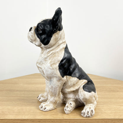 27cm Sitting French Bulldog Ornament – Resin