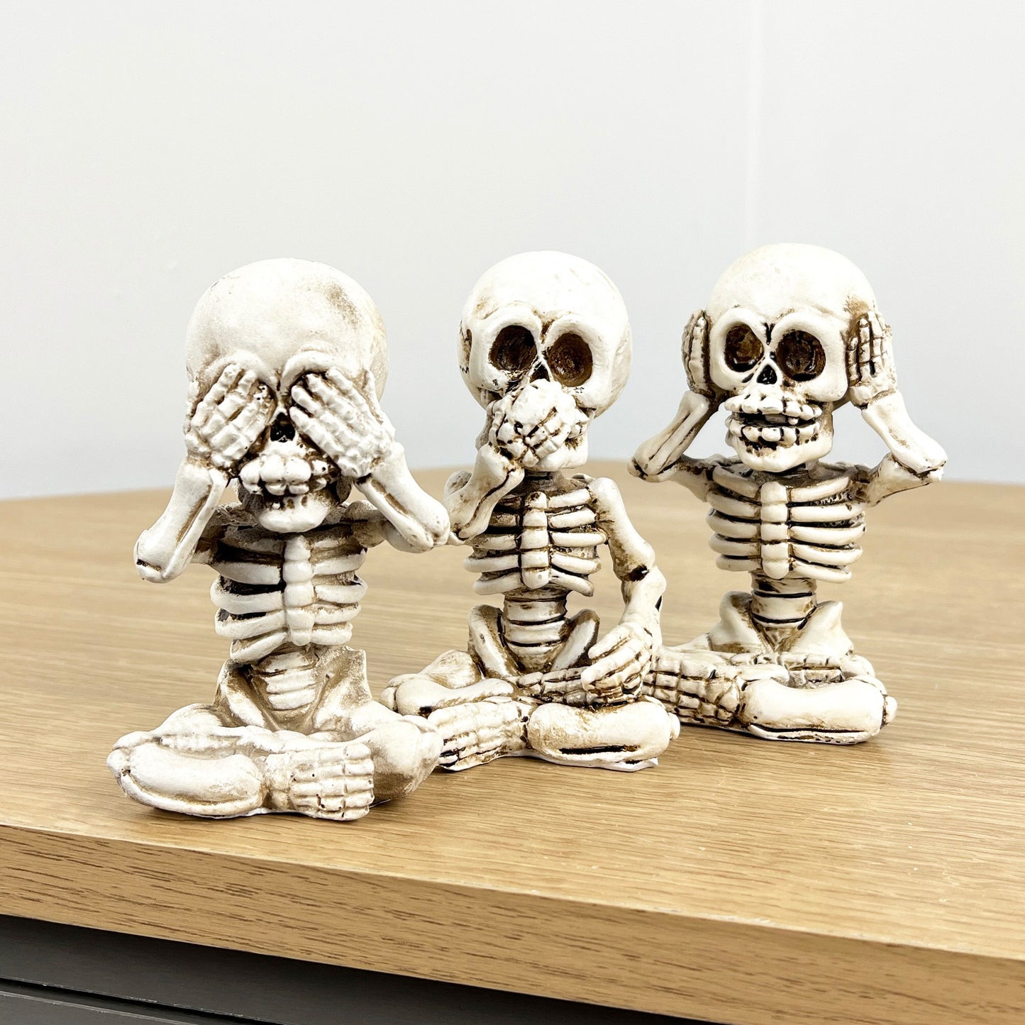 Small Skeleton Ornaments - See Speak Hear No Evil