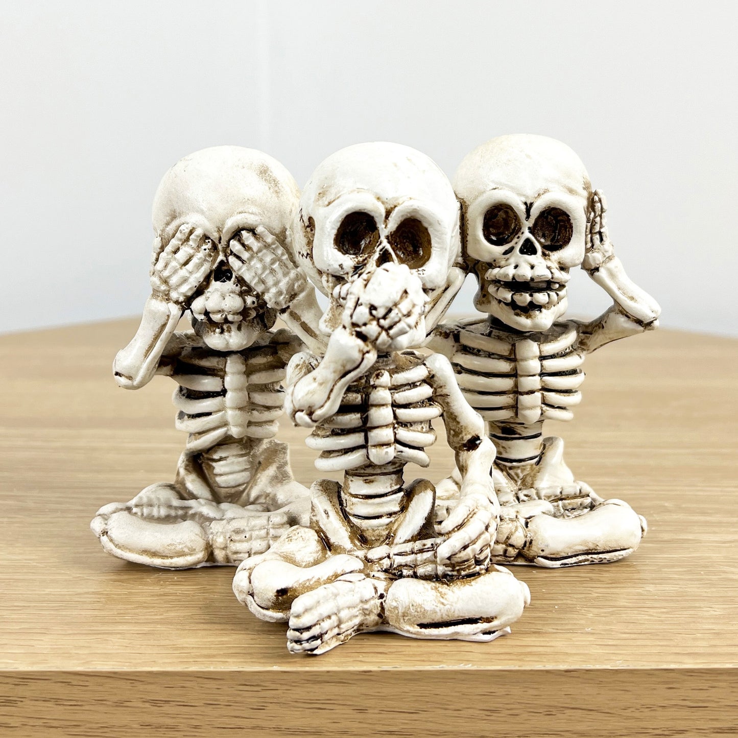 Small Skeleton Ornaments - See Speak Hear No Evil